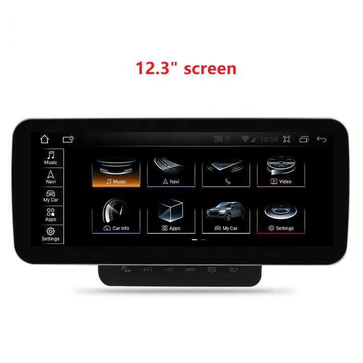Audi A6 S6 RS6 (C6) Android 12 Multimedia Touchscreen Display + Built-in Wireless CarPlay & Android Auto