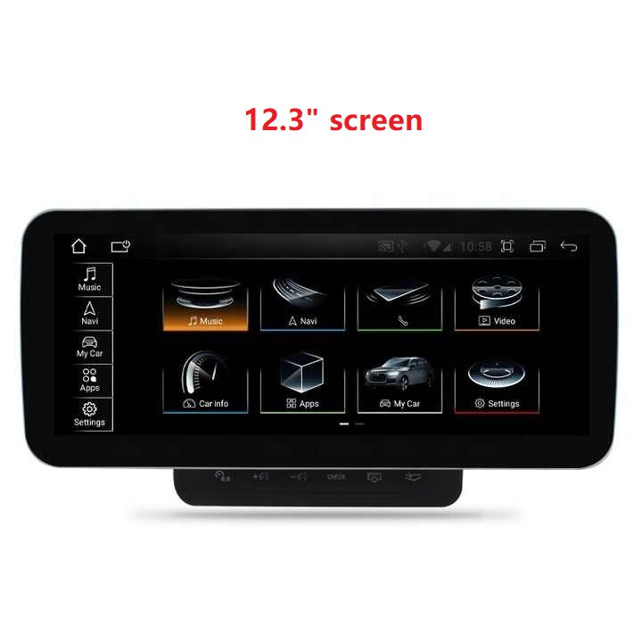 Audi Q7 (4L) S Q7 Android 12 Multimedia 10.25"/12.3" Touchscreen Display + Built-in Wireless CarPlay & Android Auto