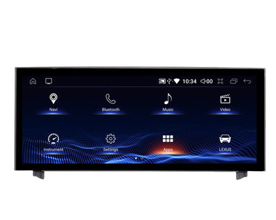 Lexus IS Android 12 Multimedia 10.25 Touchscreen Display + Built-in Wireless CarPlay & Android Auto