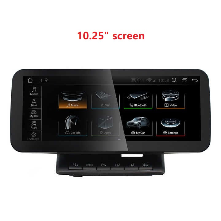 Audi A6 S6 RS6 (C6) Android 12 Multimedia Touchscreen Display + Built-in Wireless CarPlay & Android Auto