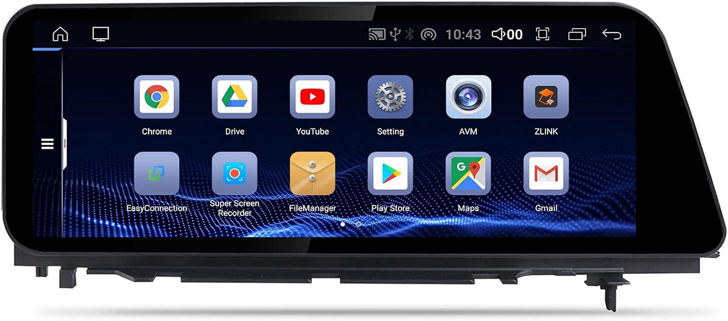 Lexus RX Android 12 Multimedia 12.3 Touchscreen Display + Built-in Wireless CarPlay & Android Auto
