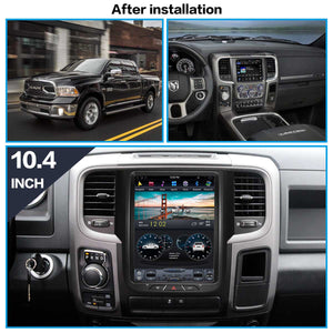 For 2014 - 2018 Dodge RAM Android 9.0 Tesla style DVD Player GPS Navigation For radio tape recorder head unit multimedia player